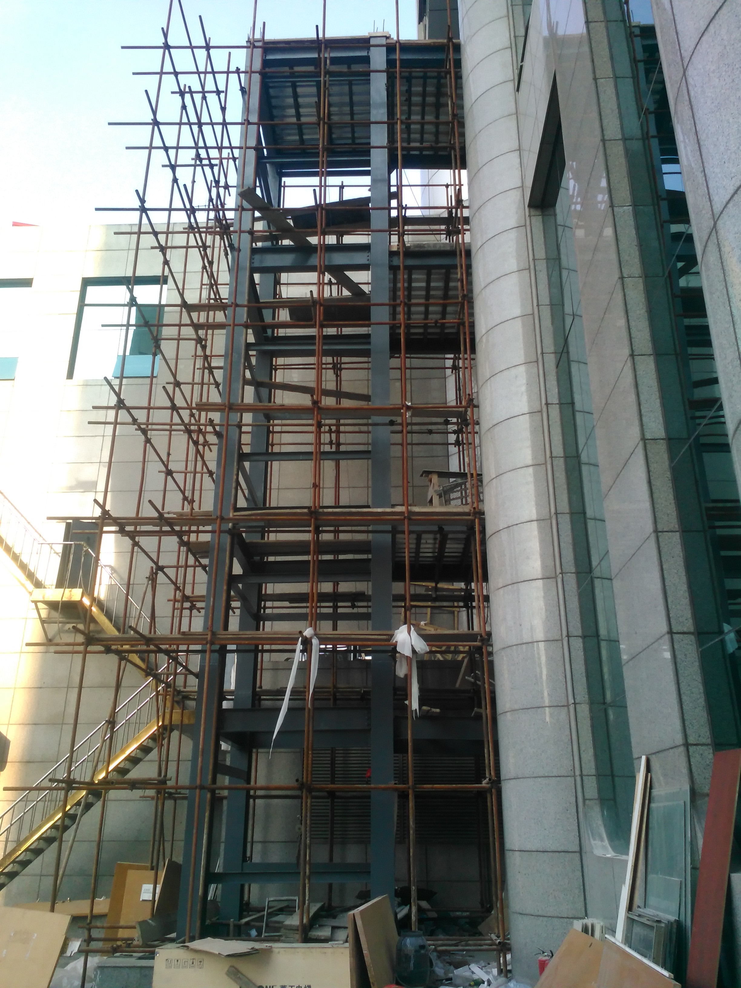 （2016年）农行新增室外电梯设计施工工程